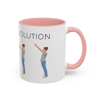 Mom Hug Evolution Mug