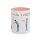 Mom Hug Evolution Mug