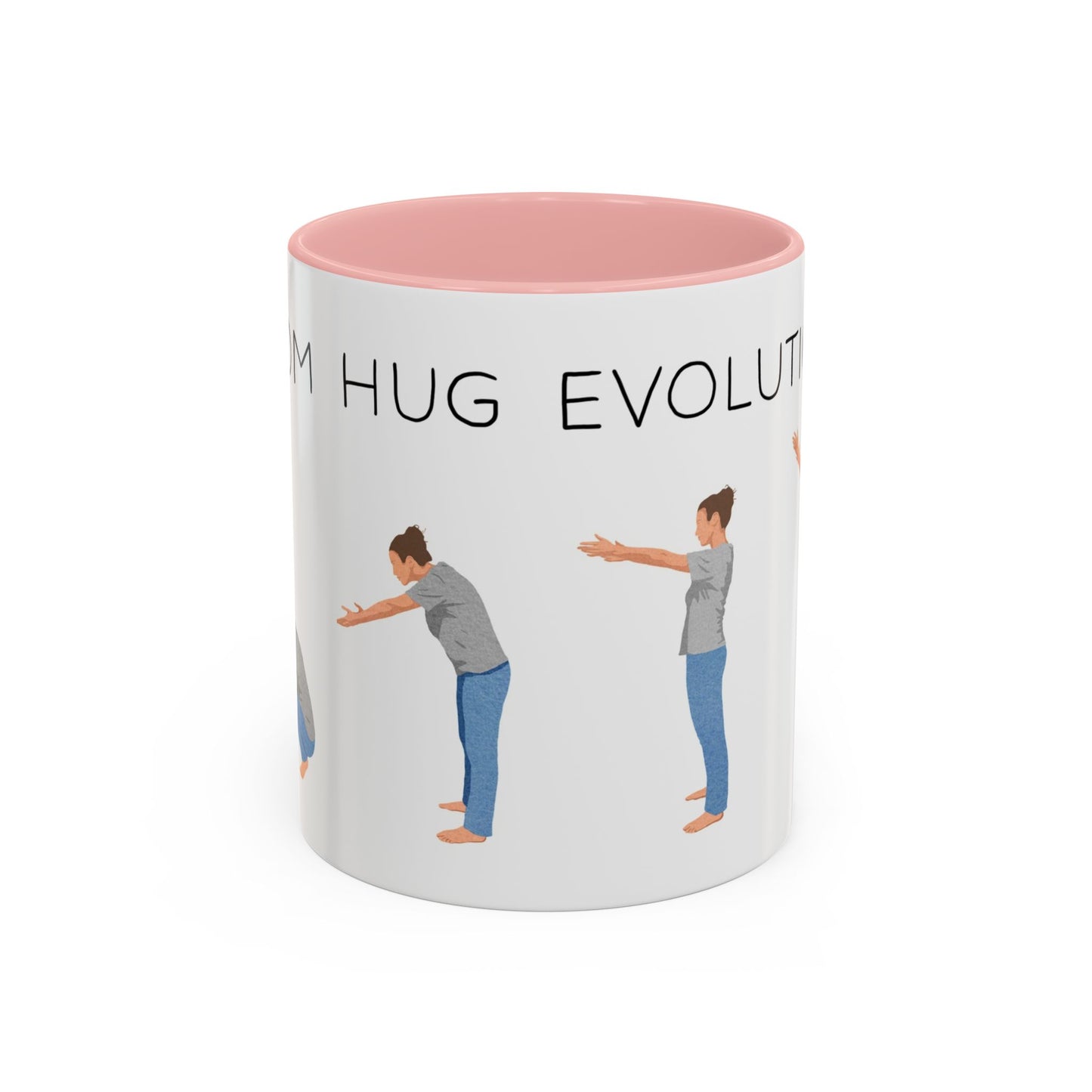 Mom Hug Evolution Mug