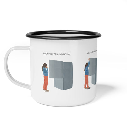 Fridge Philosophy Enamel Mug