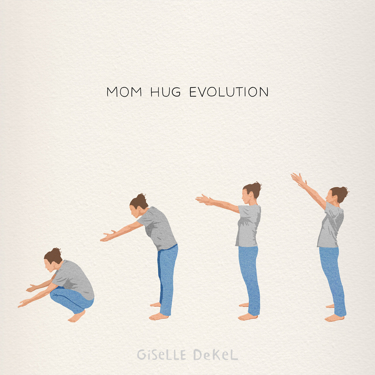 Mom Hug Evolution Hug